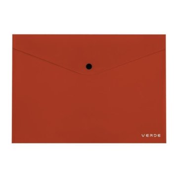 Verde-A4 zložljivo ohišje z gumbom, opeka, 1 kos