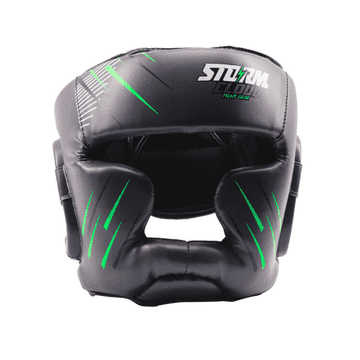 shumee Boksarska čelada StormCloud StarFall grafitno-limetna L/XL