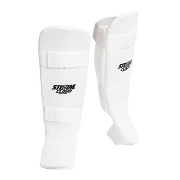 shumee Ščitniki za goleni StormCloud Flexible Pro bele barve XL