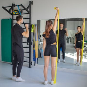 shumee yellowFLAT Band TPE vadbeni trak, rumen, upor 1-2 kg