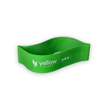yellowSPORT yellowLOOP Band vadbeni trak - zelen, upor 10-15 kg