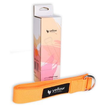 shumee yellowSTRAP Joga trak za jogo, oranžen - Dodatki za jogo