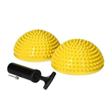 yellowSPORT Senzorimotorni ježki rumeniBALANCE stroki 16 cm, rumeni
