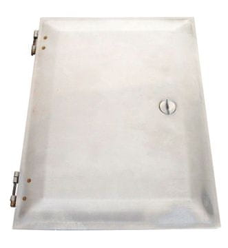 shumee VRATA ZA DIMNIK IZ NERJAVEČEGA JEKLA S TEČAJEM 140*140 MM MALA - DK 05 CHRONICLE