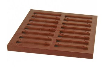 shumee REŠETKA ZA JAKNE 300*300 PVC A15 RJAVA - MX 01776