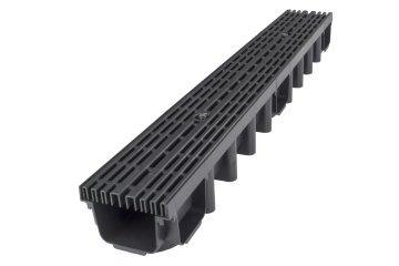 shumee LINEARNI ODVODNI KANAL 1000*98 S PP LINE A15 ČRNO MREŽO - MX 01718-6