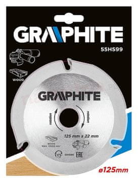 shumee REZALNI DISK ZA LESE S PODAJALNIM OKVIRJEM 125*22,2*2,8 MM