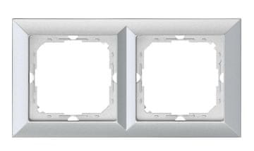 ABEX DVOJNI OKVIR PEARL SREBRNA - E+9000298