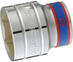 Kromiran kratki 6-kraki nasadni ključ 1/2'' 7MM*38MM - KY433507MR