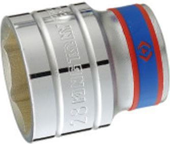 Kromiran kratki 6-kraki nasadni ključ 1/2'' 7MM*38MM - KY433507MR