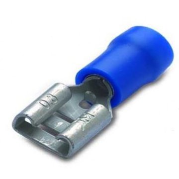shumee IZOLIRANI KONEC Z TULJKOM MODREGA 2,5-6,3/0,8 (10 KOSOV) RAZPORED 1,5-2,5 MM2 - BEBM00290S