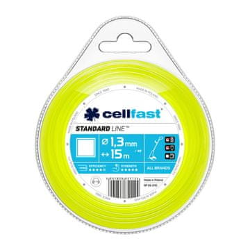 Cellfast KVADRATISK TRIMMERLINA 2,7 MM 15M - C 35-016