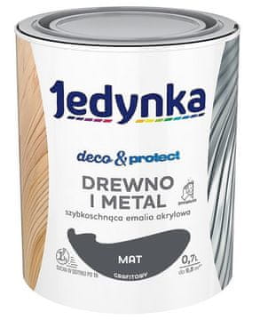 shumee JEDYNKA DECO&PROTECT TRÄ OCH METALL MATT GRAFIT 0,7L - 5EMDM.GRM0,7