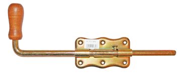 shumee Galvaniserat lås med trähandtag 200 - ZAS RYG DRZN