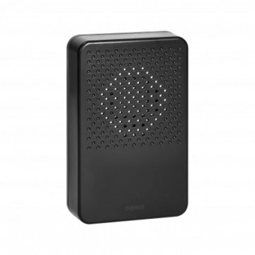 shumee TRÅDBUNDEN ELEKTRONISK DÖRRKLOCKA ORNO LARK MAXI AC SVART - ON-DP-MR-16B