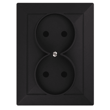 shumee PEARL DUBBELHÅLL P/TB/U MATTSVART - E+9001516