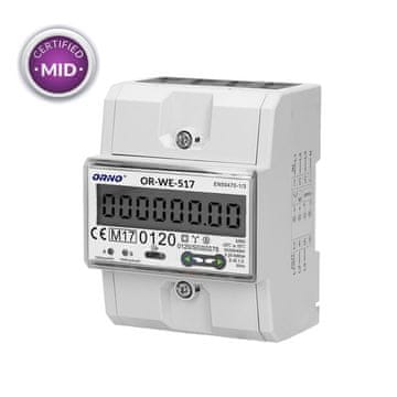 shumee 3-FAS ELMÄTARE 80A RS485 MID - ON-WE-517