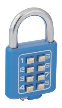 shumee KZL116Y 8-DIGITALT KOMBINATIONSHÄNGLÅS