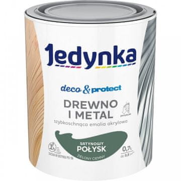shumee JEDYNKA DECO&PROTECT TRÄ OCH METALL SATINGRÖN CIEM 0,7L - 5EMDM.ZCS0,7