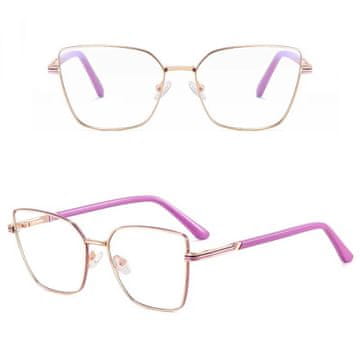 shumee Očala z mačjim očesom, prozorna stekla, AM67A, z dioptrijskim okvirjem Panther