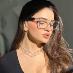 shumee Očala Nerd za računalnik z MODRIM LIGHT filtrom STL22D siva prozorna dodatna oprema