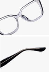 shumee Očala Nerd za računalnik z MODRIM LIGHT filtrom STL22D siva prozorna dodatna oprema