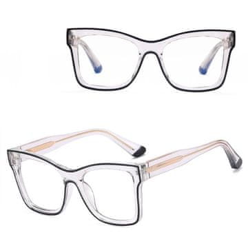 shumee Očala z mačjim očesom, prozorna stekla, AM67C, bordo, dioptrijski okvirji