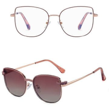 shumee Ovalna sončna očala z UV400 filtrom STL45C bela dodatna oprema