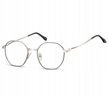 shumee Očala s prozornimi lečami, šesterokotni okvirji z dioptrijo, M297, rožnato zlato