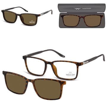 shumee Sončna očala z UV400 filtrom STL36D prozorni orehovi dodatki