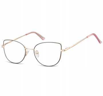 shumee Očala s prozornimi lečami, šesterokotni okvirji za korekcijo M297E, grafitno modra