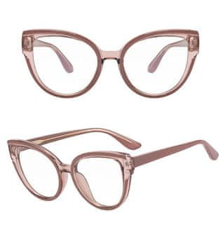 shumee Mat črna sončna očala Nerd z oranžnim ogledalom DE818A