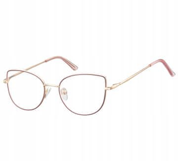 shumee Očala s prozornimi lečami, šesterokotni okvirji za korekcijo M297B, zlato-črna