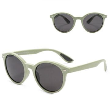 shumee Ženska sončna očala brez okvirja z UV400 zaščito SRP01E modro-srebrna