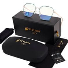 shumee Bela zrcalna sončna očala z UV400 PM11 filtrom