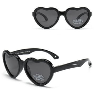 shumee Ženska ovalna sončna očala UV400 SKK05B črna