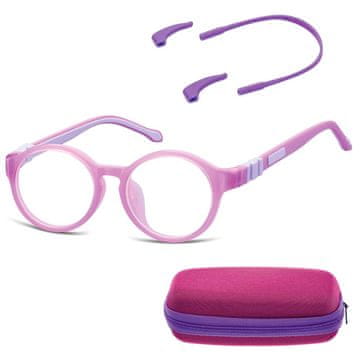 shumee Ženska računalniška očala Cat Eye MODRA SVETLOBA 25111C zlato bela