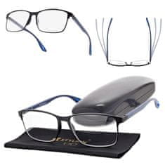 shumee Računalniška očala s prozornimi kovinskimi lečami in filtrom za modro svetlobo 25154B črne barve, dodatki