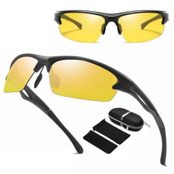 shumee Kovinska računalniška očala s pol okvirjem in prozornimi lečami z modrim svetlobnim filtrom 25147D zlato-črna