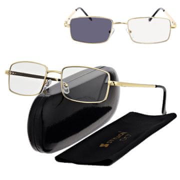 shumee Moška fleksibilna korekcijska očala s prozornimi lečami 983 črna