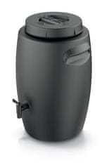 shumee COMBIOLIQ 55L rezervoar za vrtno gnojilo s pipo, črne barve