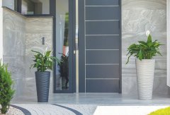 shumee Okrogli cvetlični lonec Sahara Dunes Slim 35 | bel