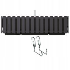 shumee Balkonska škatla Boardee Fencycase 600W | Antracitna