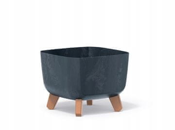 shumee Kvadratni cvetlični lonček na nogah GRACIA DGQL240E | Antracit