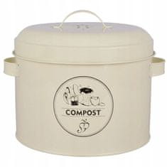shumee Kuhinjski kompostnik z ogljikovim filtrom