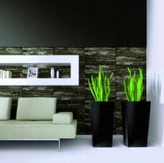 shumee URBI DURS170 visok cvetlični lonec z vstavkom | antracit