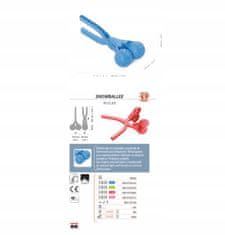 shumee Stroj za snežne kepe SNOWBALLEE 2 | Rdeča