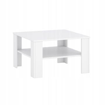 shumee Klubska mizica, dnevna mizica, 68x68 cm, bela