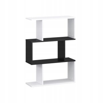 shumee Barva regala belo črna za steno in tla 98x70cm