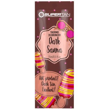 shumee Supertan Dark Sauna z učinkom mravljinčenja za sončenje 15 ml